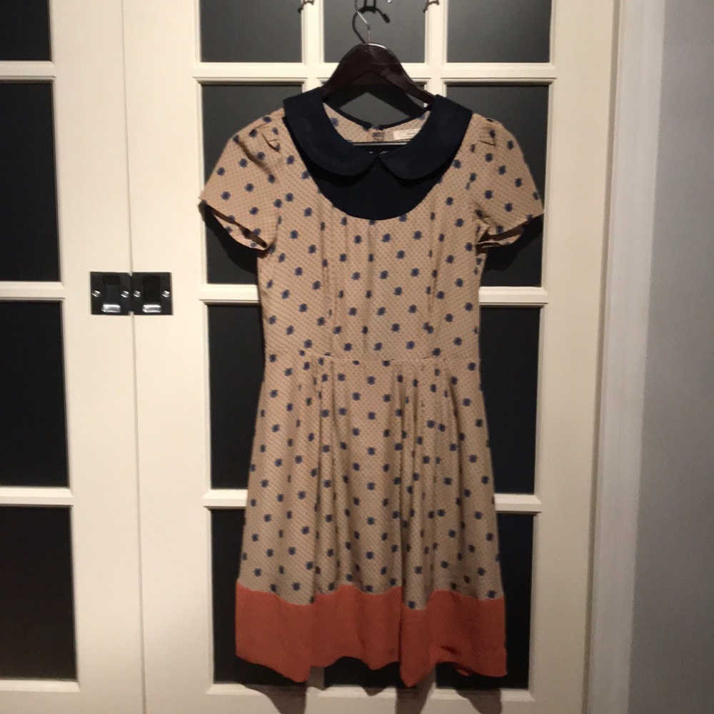 Ezra Geometric print 50’s A-Line dress
